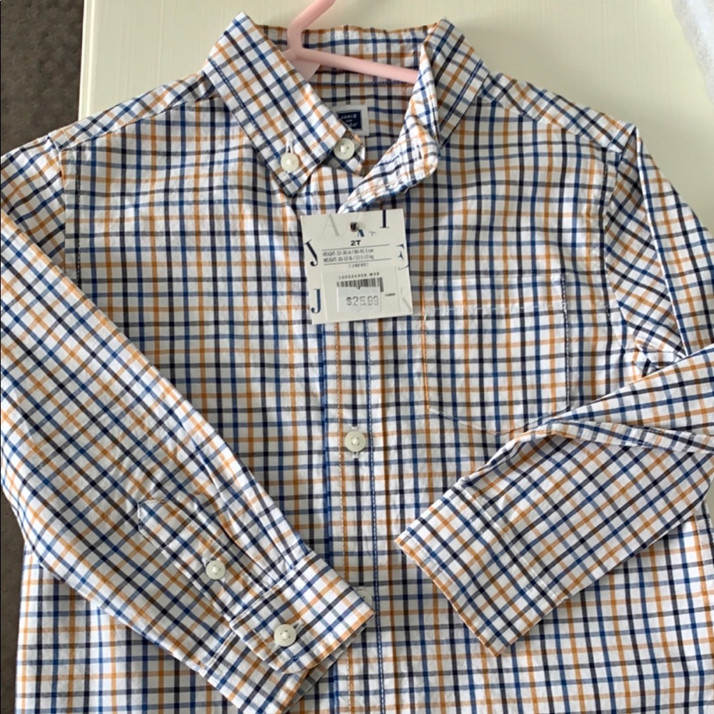 Janie and jack NWT size 2t button down shirt